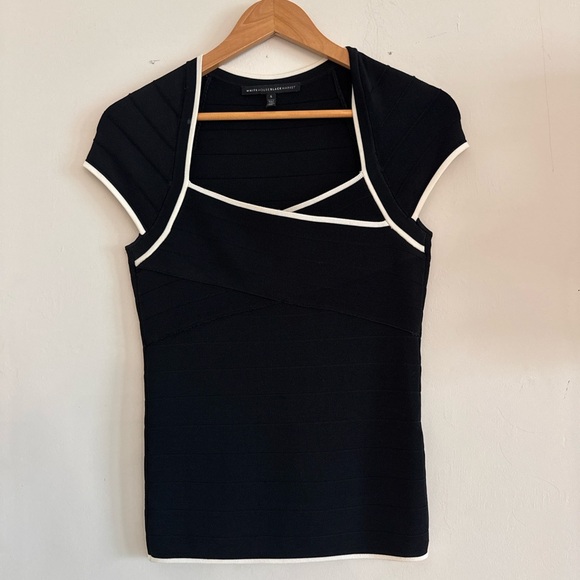 White House Black Market Tops - Black and White Women's Top